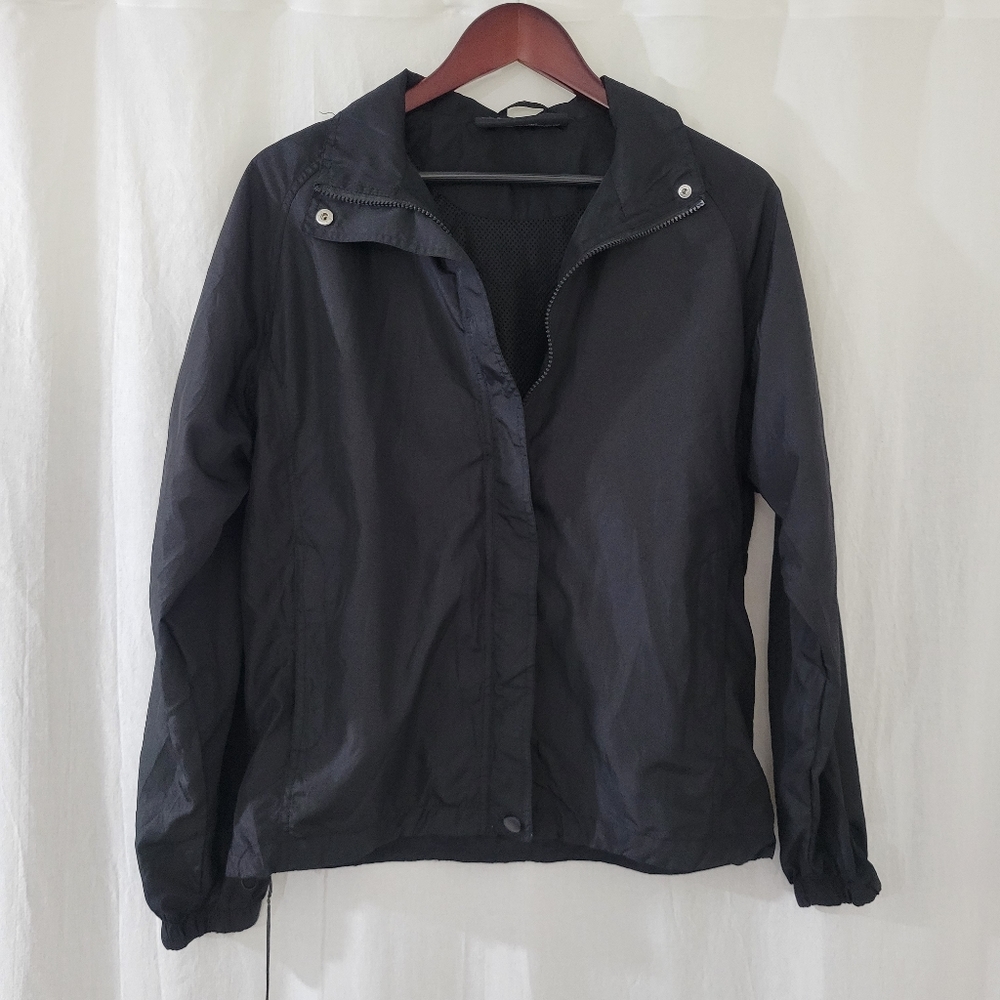 Apparel Black Windbreaker Women's Size M